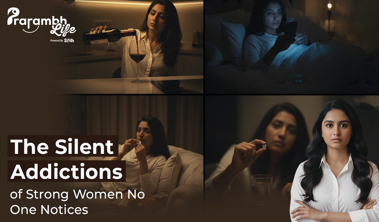silent addiction in women,   hidden addiction in women,   high functioning addiction in women,   emotional coping mechanisms in women,   social media addiction in women